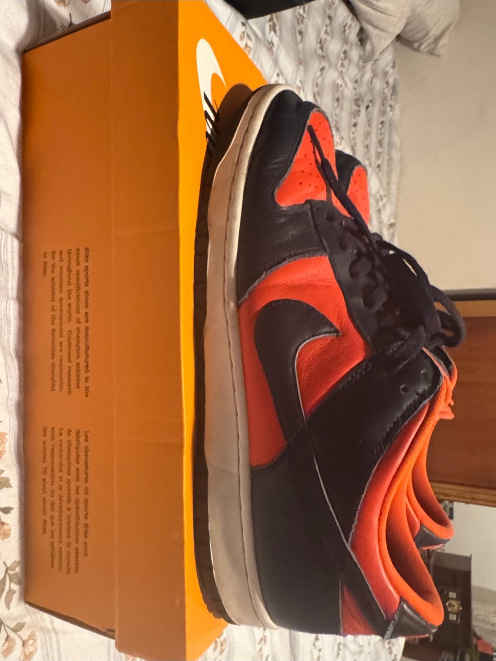 Nike dunk Virginia size 12 fair condition - Picture 1 of 7